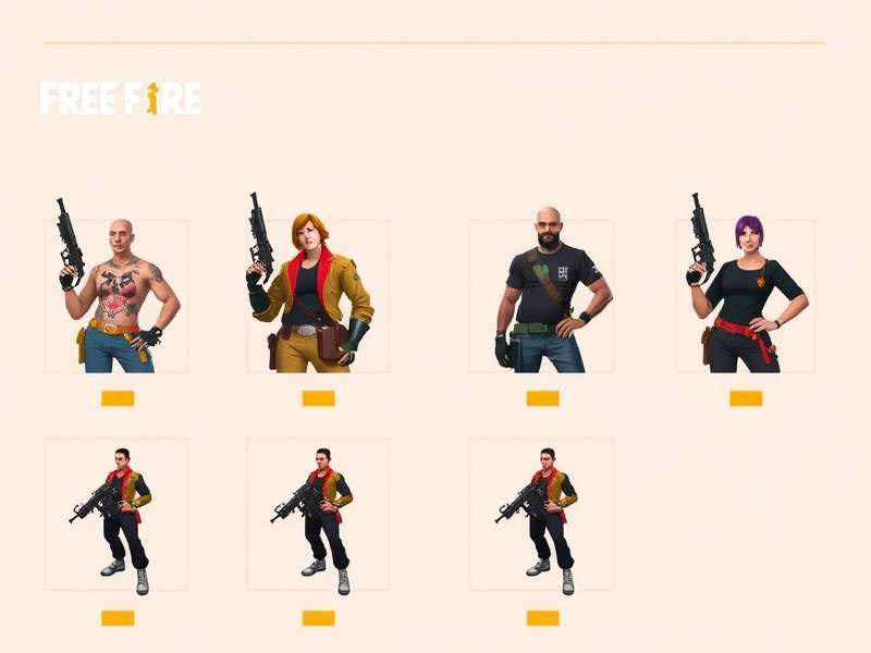 Free Fire Invincible Icons Character Art
